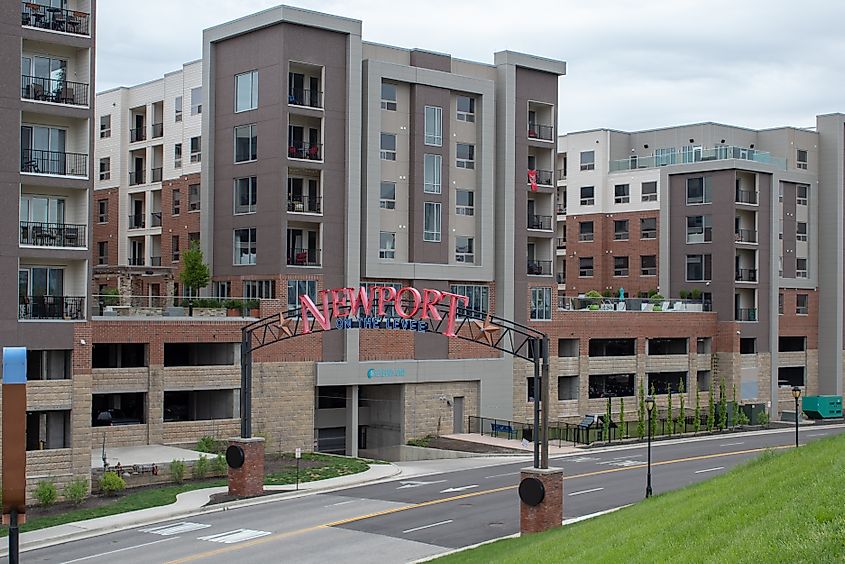 Apartment complex in Newport, Kentucky.