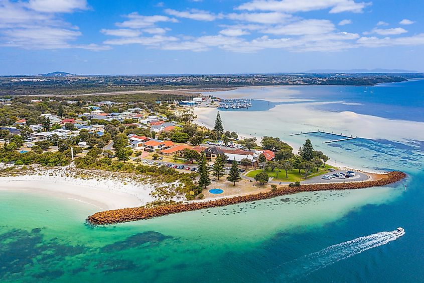 The marina at Emu Point in Albany, Australia