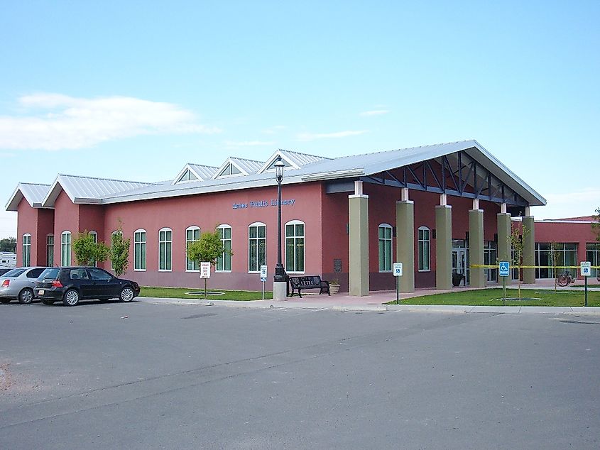 The public library at Aztec, New Mexico.