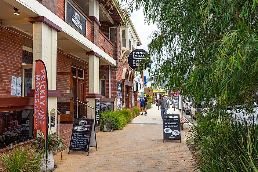 View of Apollo Bay town city in Apollo Bay, Australia