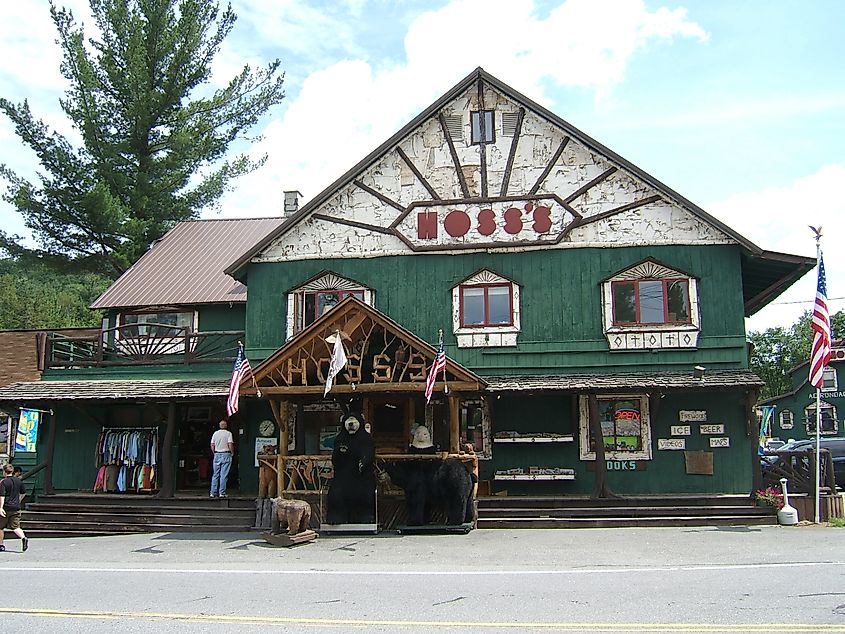 A general store in Long Lake, New York