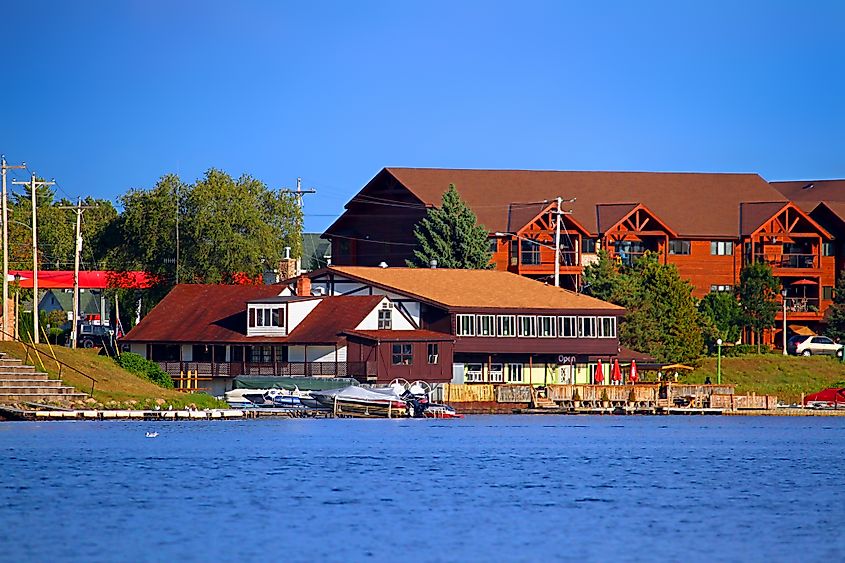 Matt Morgan's Historic Bar and Restaurant in Minocqua, Wisconsin. Editorial credit: Jason Patrick Ross / Shutterstock.com