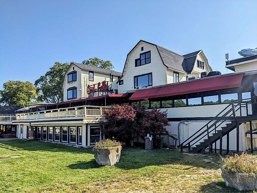 Building in Saugatuck, Michigan.