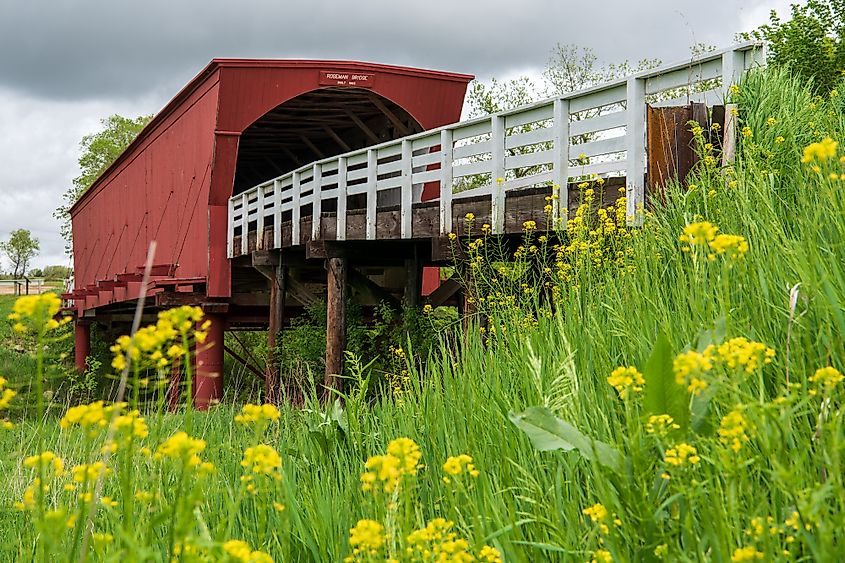 Roseman Covered Bridge in Winterset, Madison