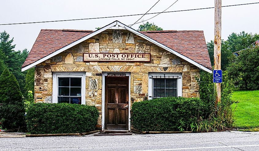 Rural Post Office in Linville, North Carolina