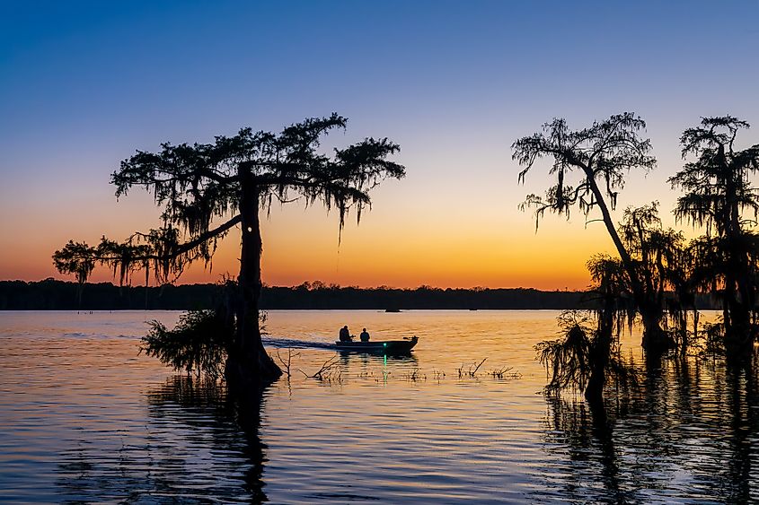 Fishing on Lake Martin.