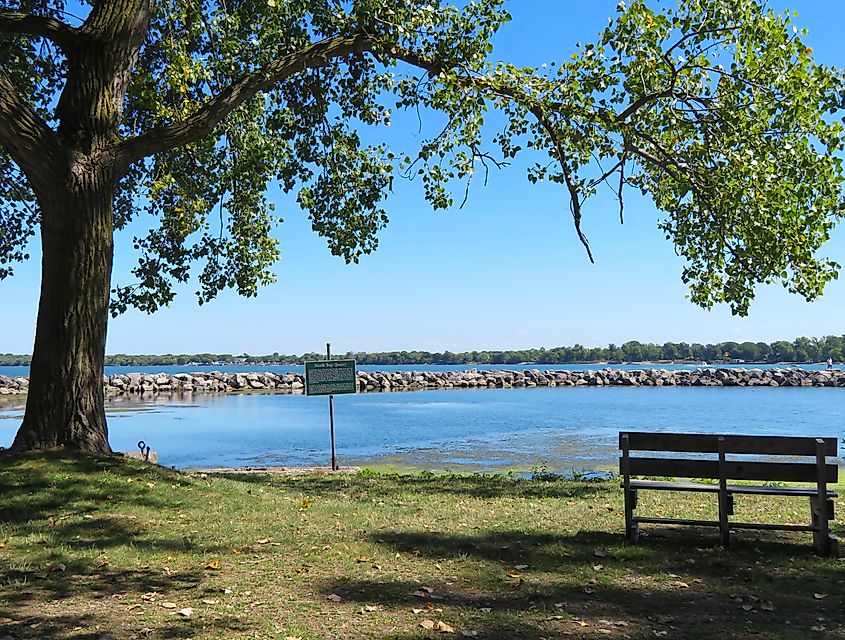 Lake Erie views from Kelleys Island Ohio