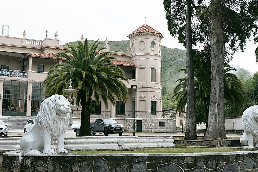 The historic Eden Hotel in La Falda, Córdoba, Argentina.