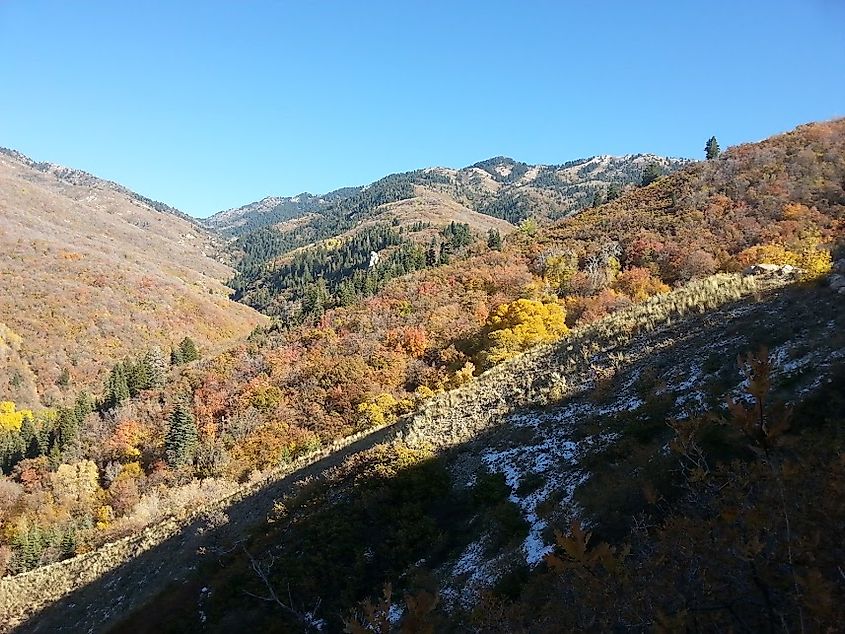 Mueller Park Canyon in Bountiful, Utah.
