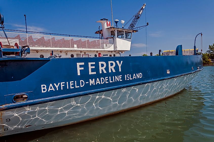 Madeline Island Ferry on Lake Superior