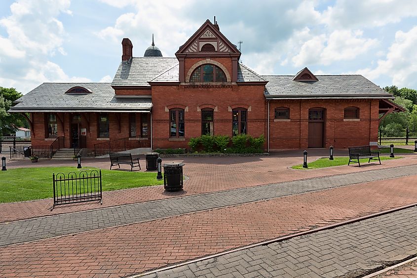 The Baltimore and Ohio Railroad Station in Oakland, Maryland