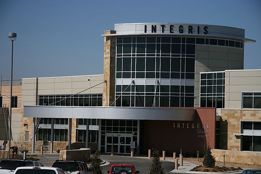 INTEGRIS Grove Hospital located in Grove, Oklahoma.