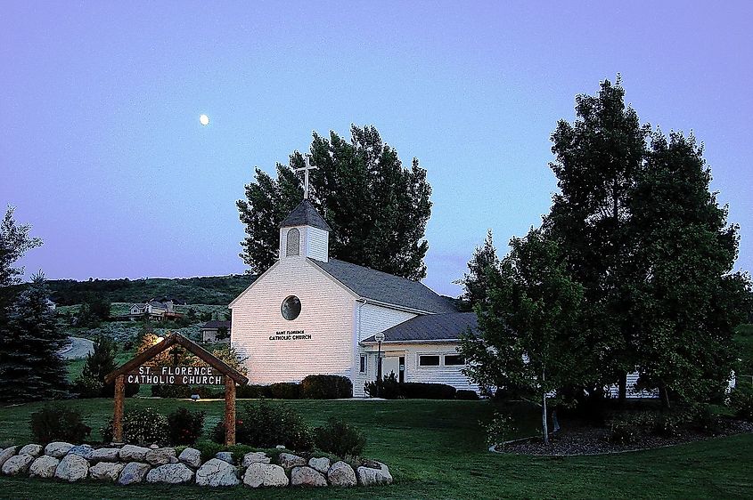 Huntsville-St Florence Catholic Church, Utah.