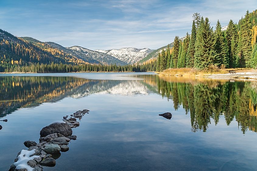 Whitefish Lake, Montana.