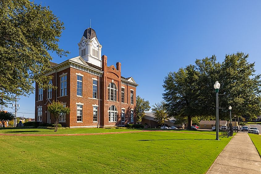 The Greene County Courthouse in Paragould, Arkansas. 