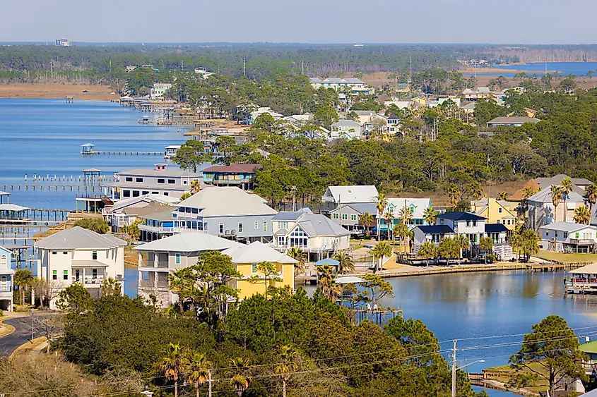 A view of Gulf Shores, Alabama.