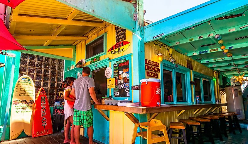 Mermaids Cafe, Kapaa, Hawaii.