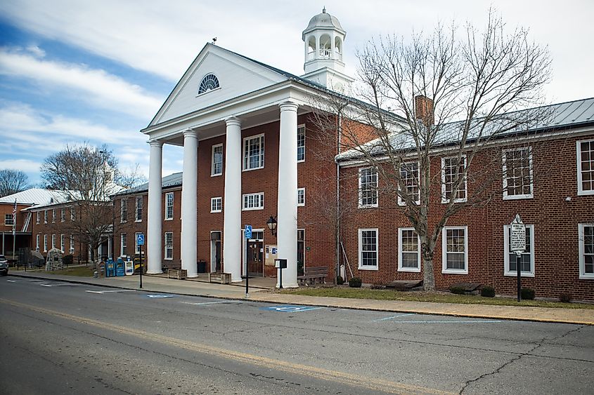 Greenbrier County Courthouse in Lewisburg, West Virginia