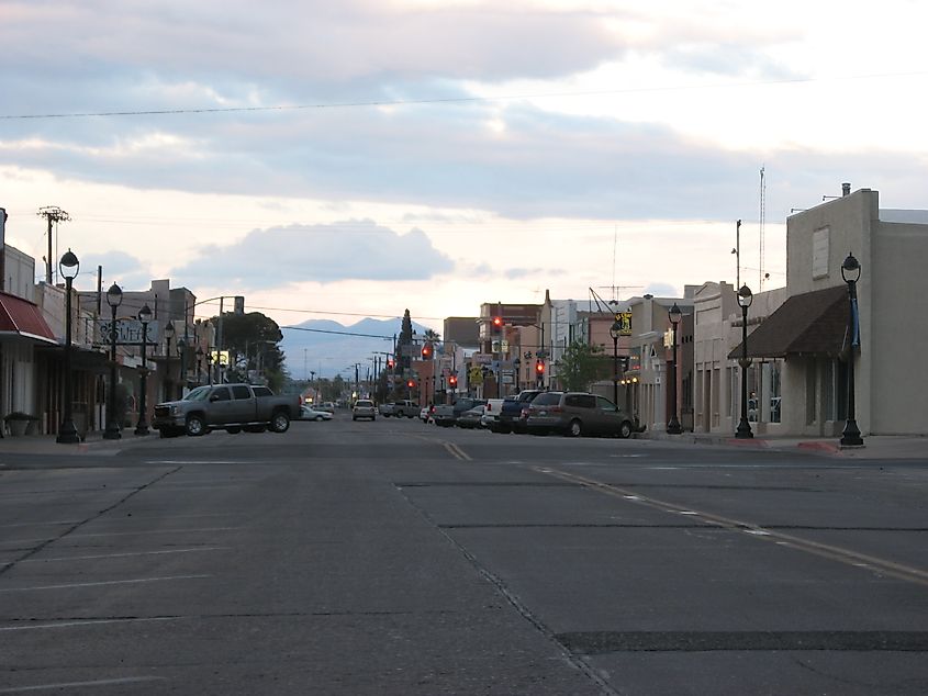 Street view in Safford, Arizona