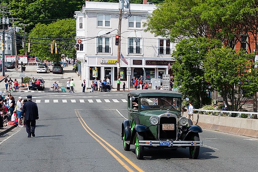  the "Memorial Day Parade" held in Shelton, Connecticut