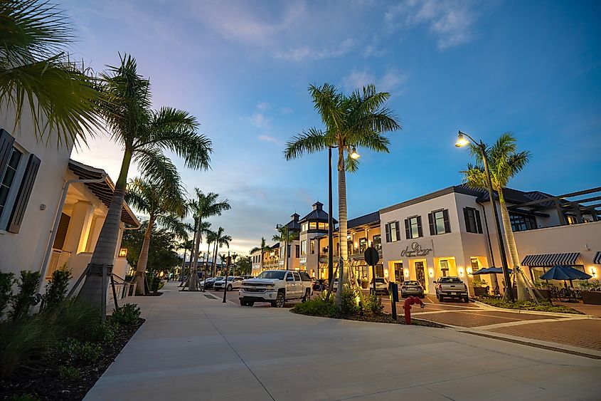Downtown Venice, Florida.