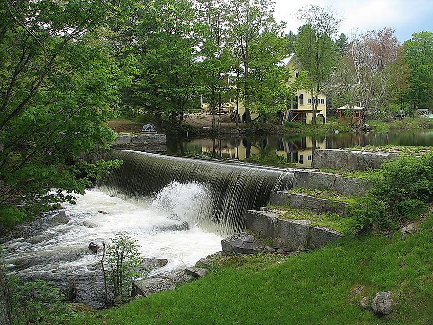 Chocorua dam, New Hampshire.