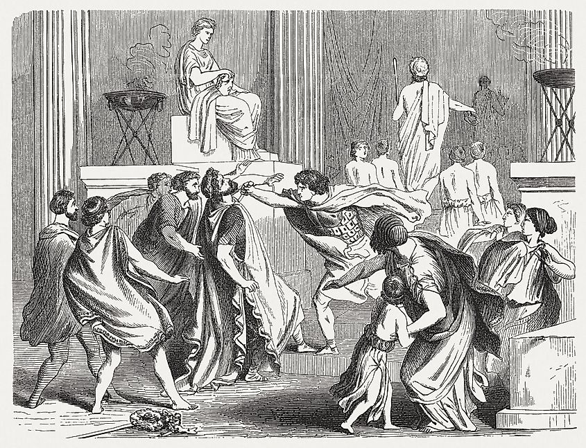 The Assassination of Philip II of Macedon (382 BC - 336 BC)