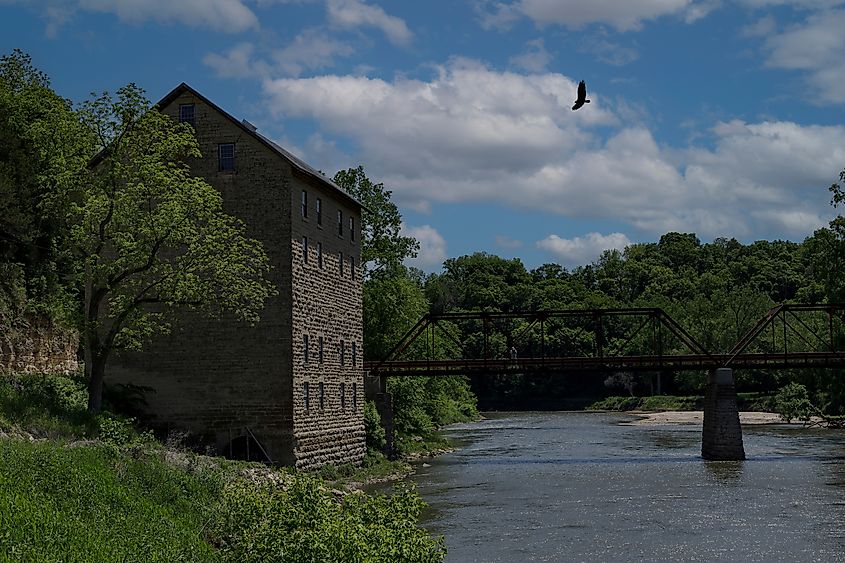  Motor Mill Historic Site near Elkander, Iowa.