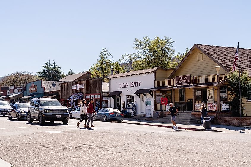 Main Street in Julian, California