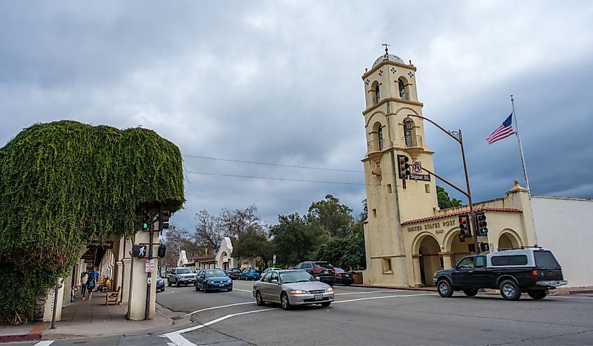 Downtown Ojai, California.