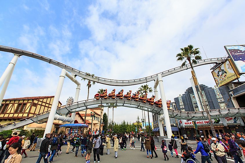 Universal Studios Japan in Osaka, the third most-visited theme park in the world in 2024 and the most-visited park in Asia.