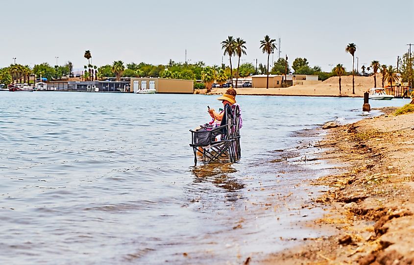 Rotary Beach Park at Lake Havasu.