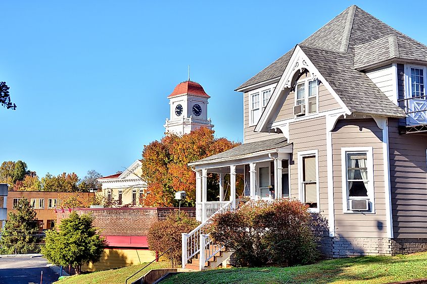 A home in the town of Maryville, Tennessee.