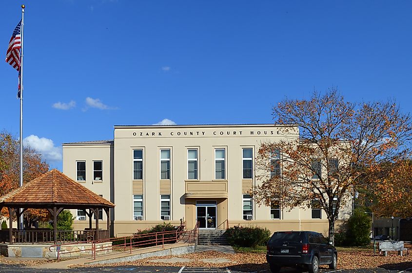 Ozark County Courthouse in Gainesville, Missouri