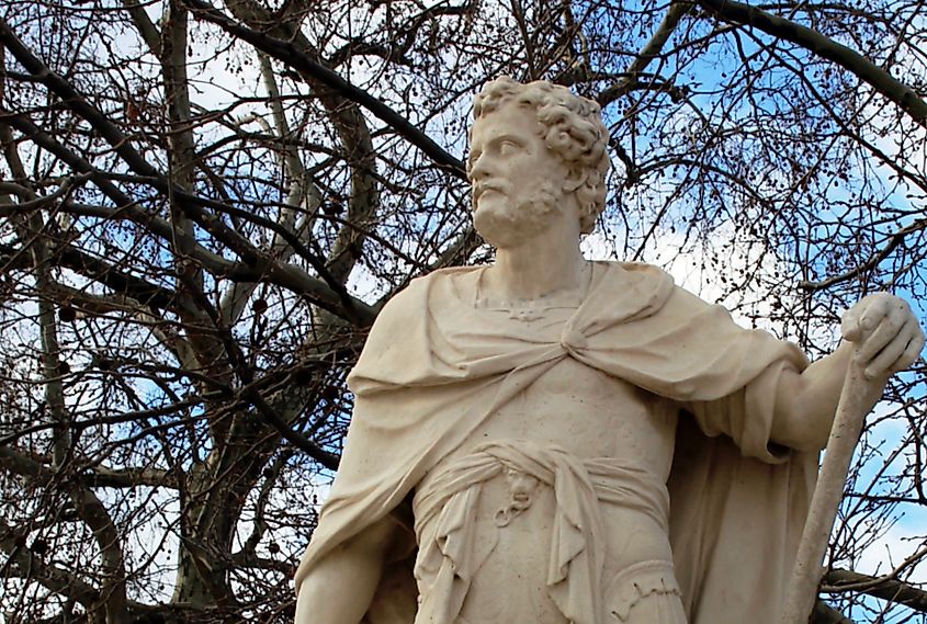 Statue of Hannibal in France.