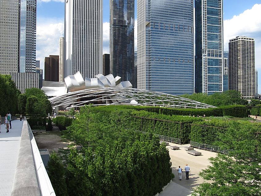 Millennium Park, Chicago, Illinois. Image Credit Ken Lund via Wikimedia.