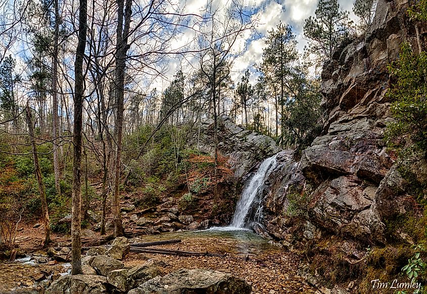 Peavine Falls at Oak Mountain State Park near Birmingham, Alabama