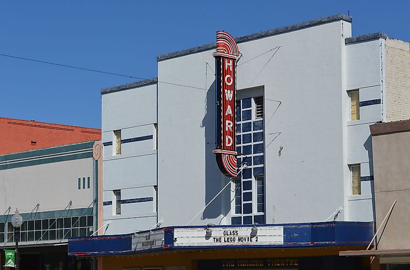 Howard Theater in Downtown Taylor, Texas. Wikimedia Commons.