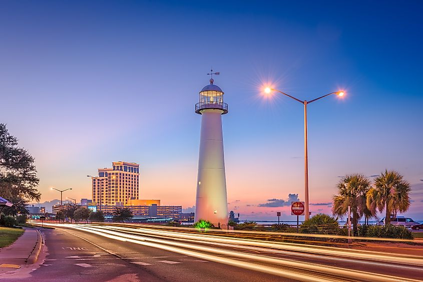 Biloxi Lighthouse in Biloxi, Mississippi