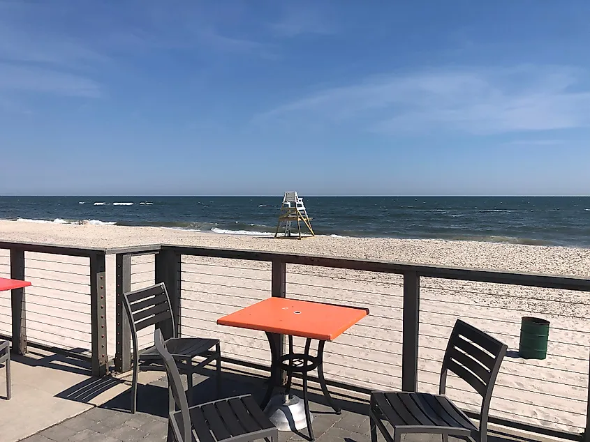 Tobay Beach on Jones Beach Island off the coast of Long Island, NY.