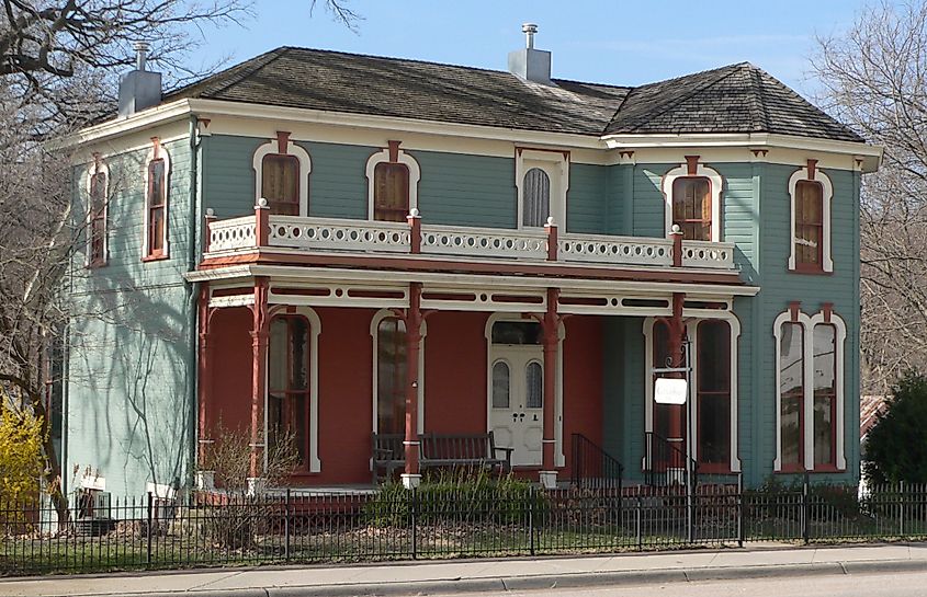 The Carson House in Brownville, Nebraska.