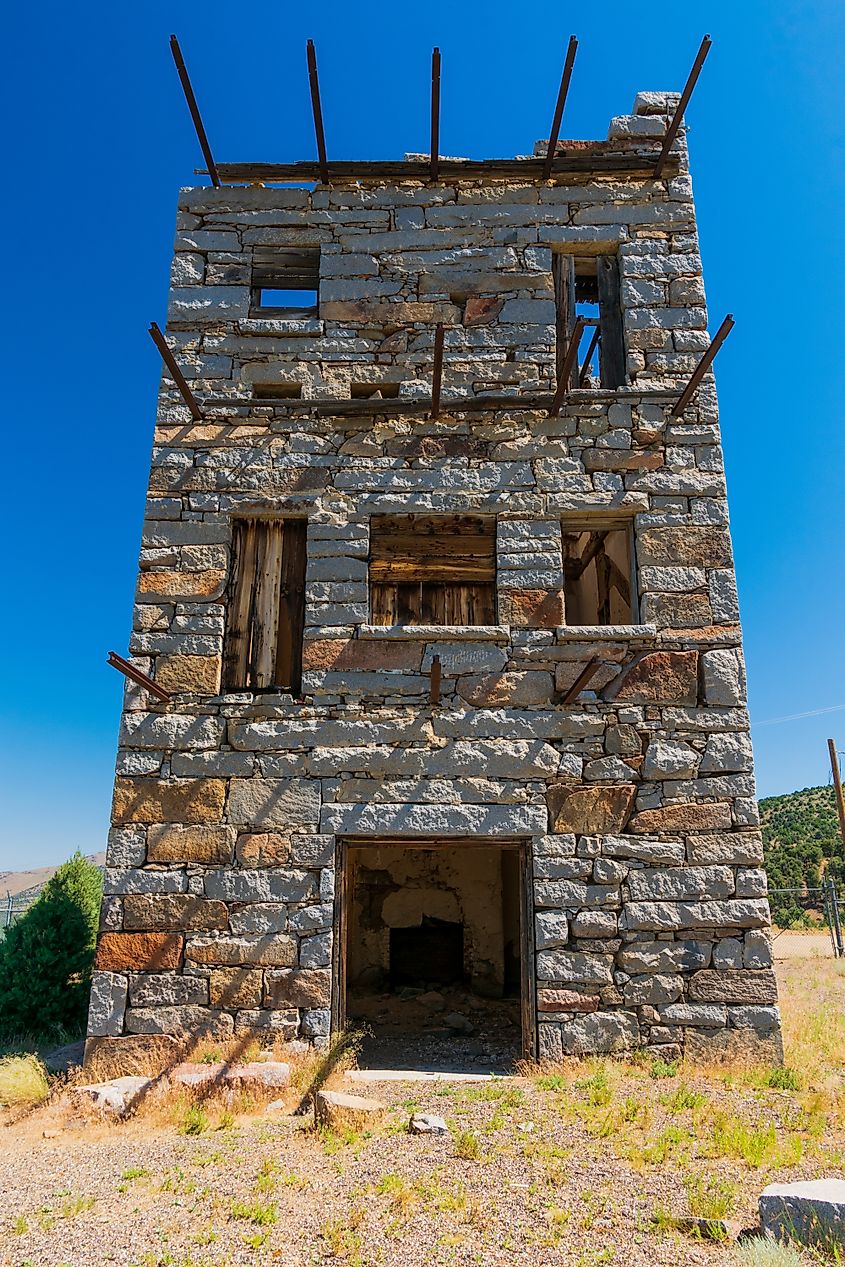 Stokes Castle in Austin, Nevada / United States. Editorial credit: T.Schofield / Shutterstock.com