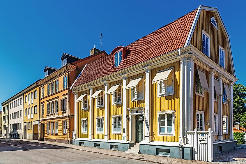 Small residential houses in Kalmar, Sweden. Editorial credit: Pawel Szczepanski / Shutterstock.com