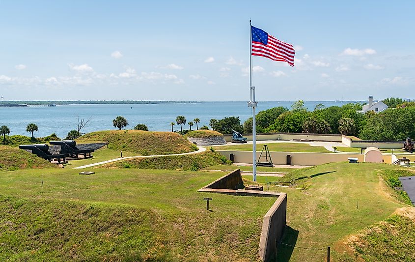 Fort Moultrie on Sullivan's Island, South Carolina