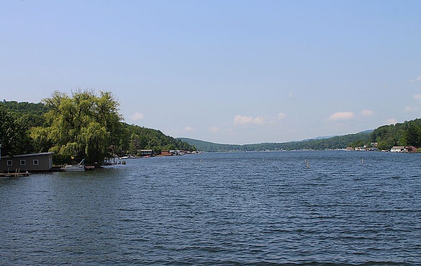 Harveys Lake from the northeast