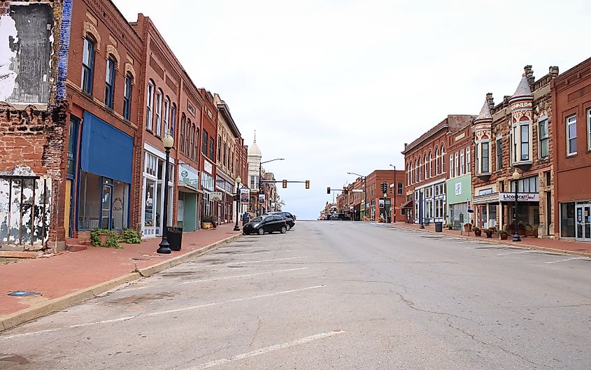 Guthrie, Oklahoma, United States. Editorial credit: Sabrina Janelle Gordon / Shutterstock.com