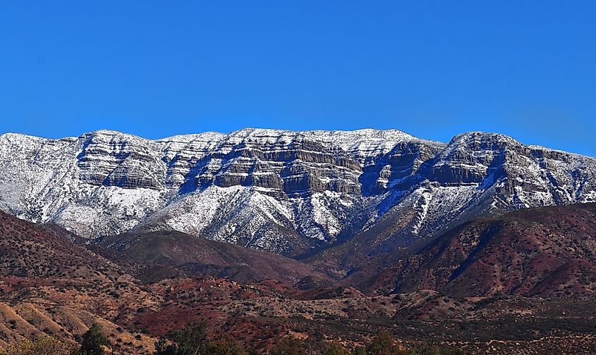 Topatopa Mountains near Ojai, California.