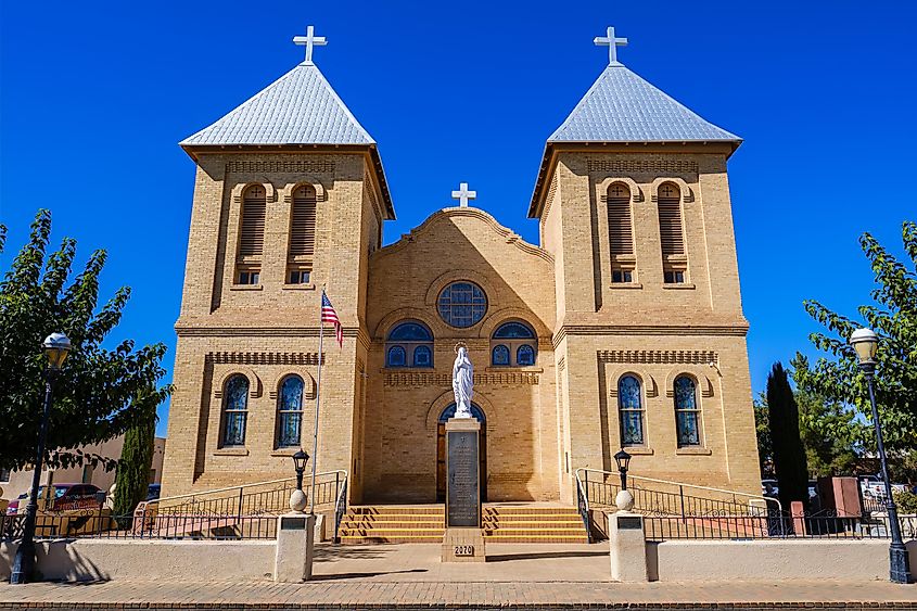 Basilica of San Albino in Las Cruces, New Mexico.