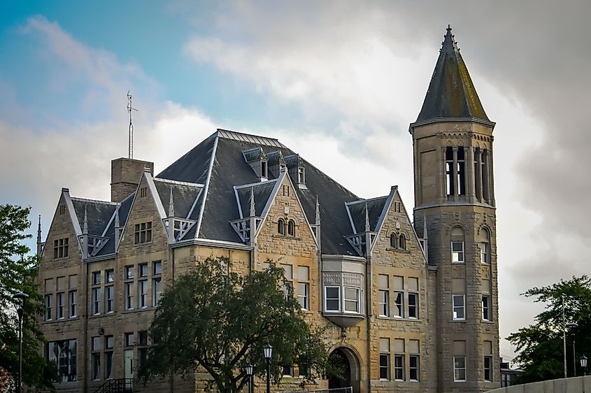 A former school building in Tiffin, Ohio.