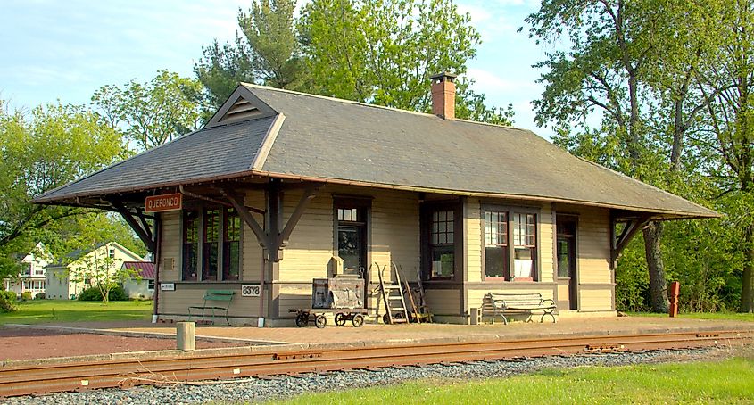  Queponco Railway Station in Maryland.